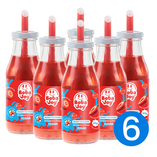 BOBAJOY Ready to Drink Strawberry Glow