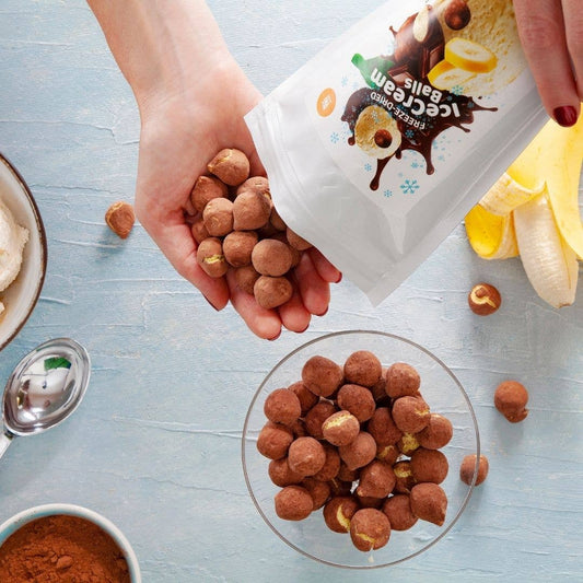 Gefriergetrocknete Eiscreme-Blasen Banane Sunshine 45g