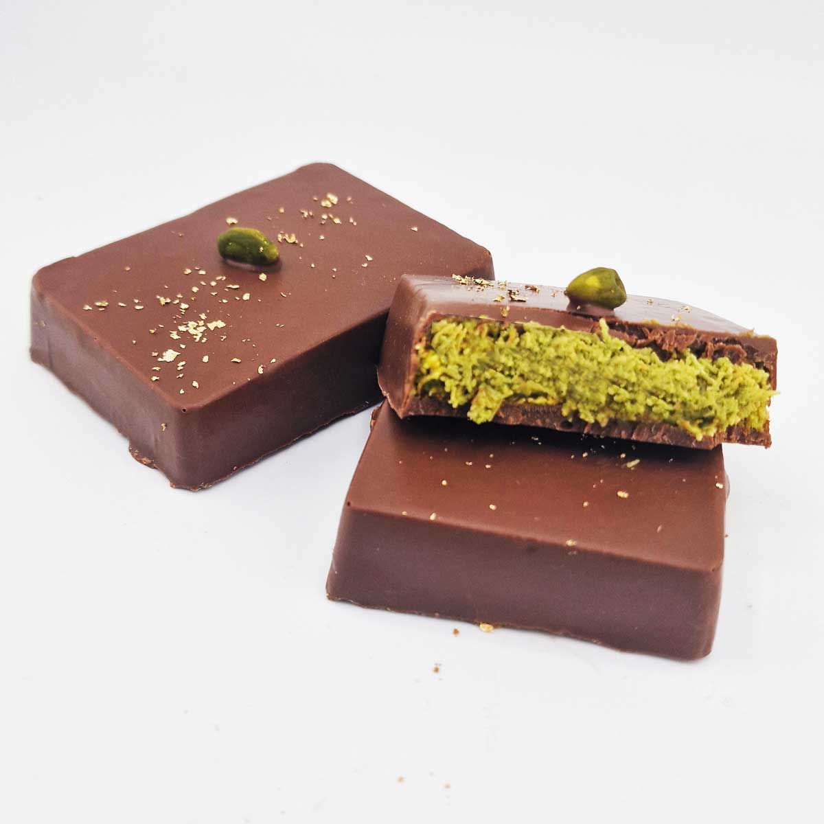 Knafeh Chocolate, PISTACCHIO Creme, Gold (Dubai Schokolade) 200g