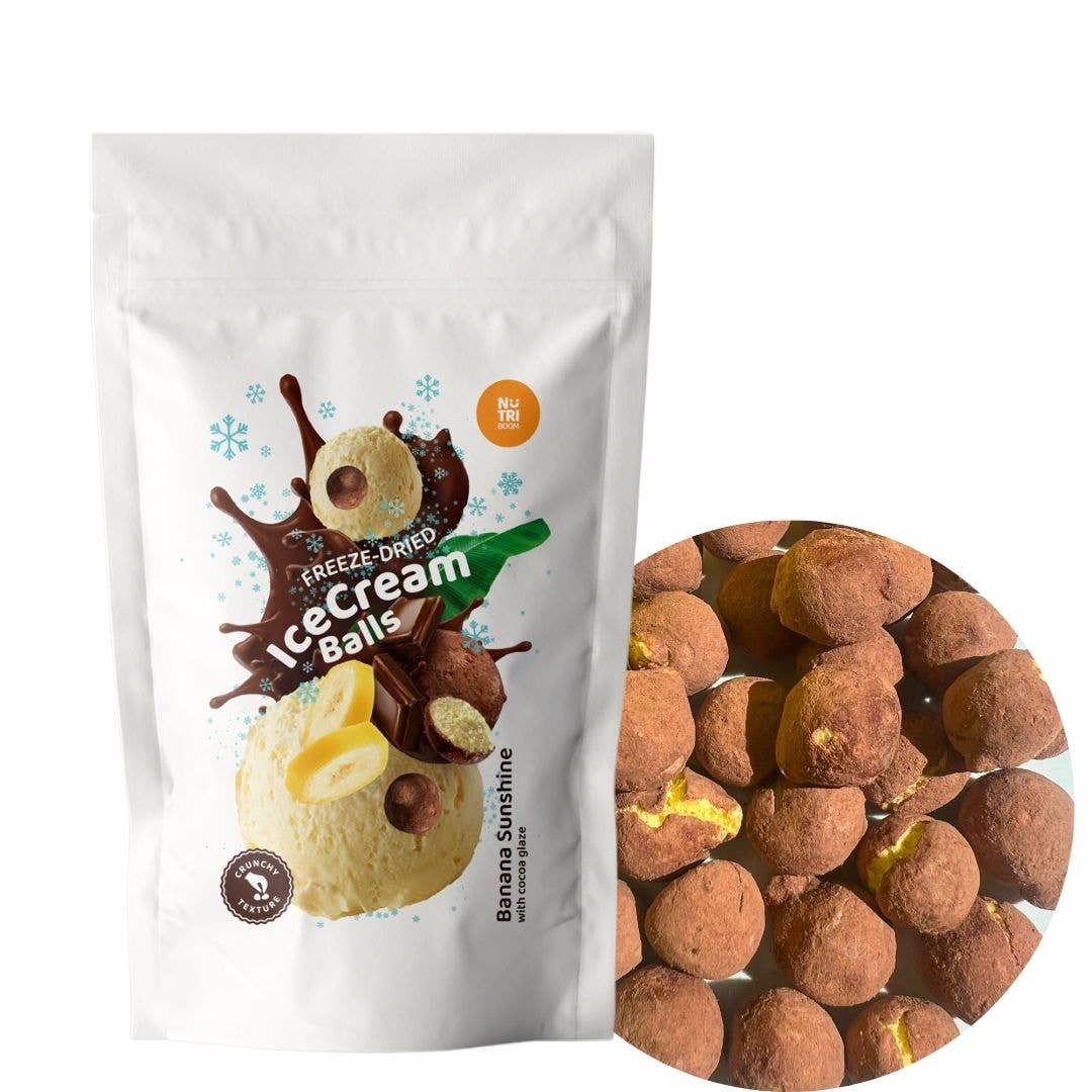 Gefriergetrocknete Eiscreme-Blasen Banane Sunshine 45g