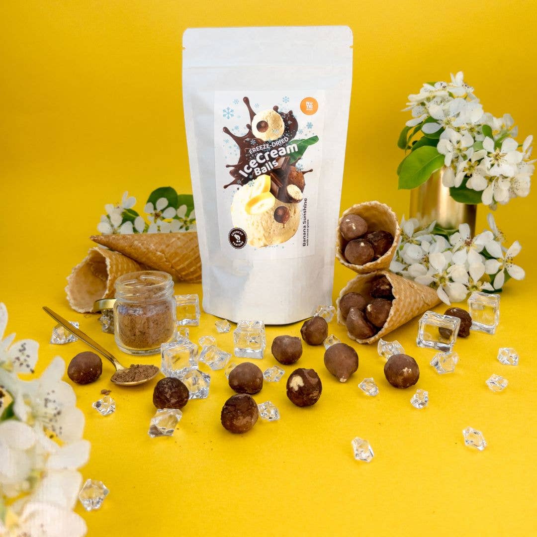 Gefriergetrocknete Eiscreme-Blasen Banane Sunshine 45g