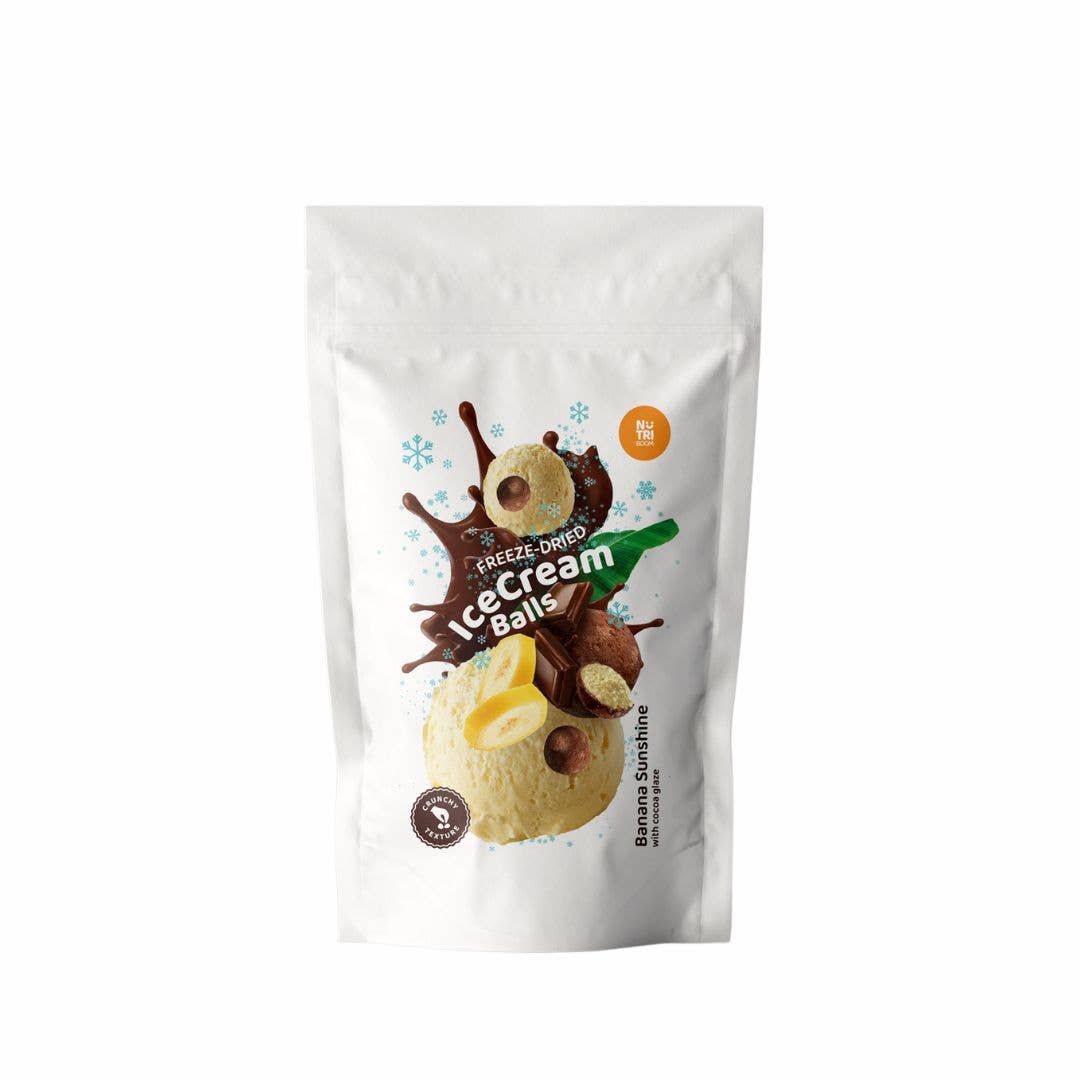 Gefriergetrocknete Eiscreme-Blasen Banane Sunshine 45g