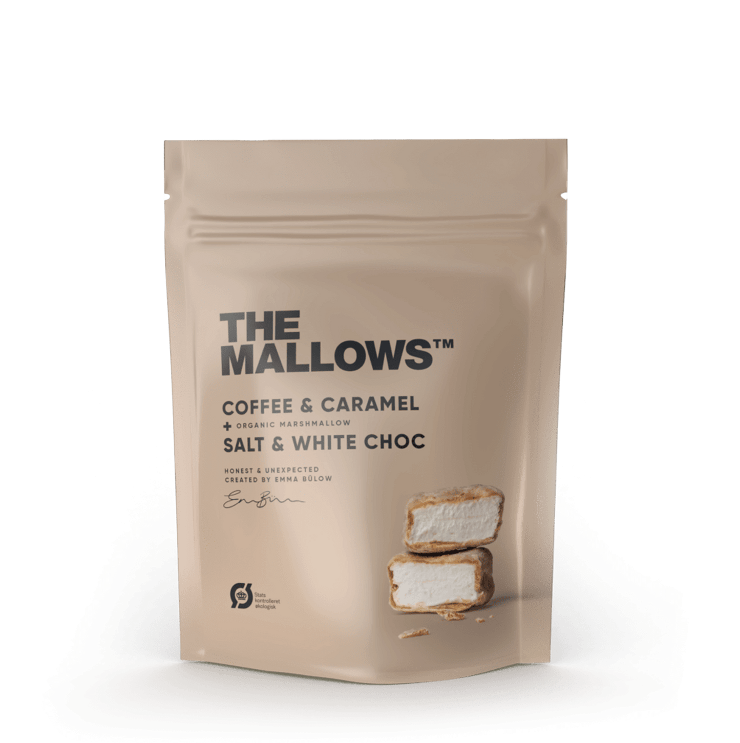 THE MALLOWS COFFEE & CARAMEL + SALT & WHITE CHOC 90g