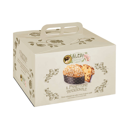 Aledi Bronte Panettone Tradizionale 1 kg, 100% hergestellt in Italien