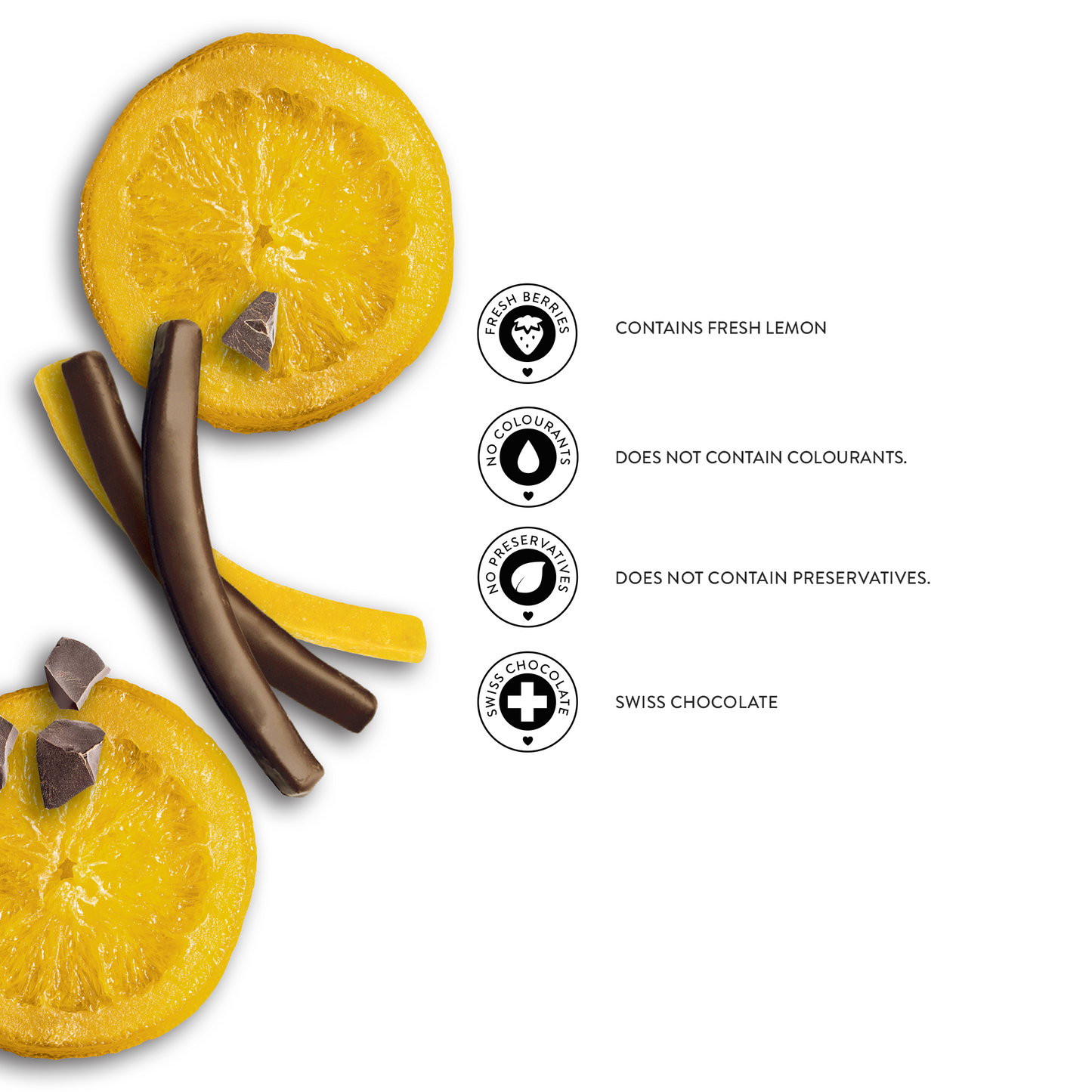 Dark Chocolate Lemon Stick,80g