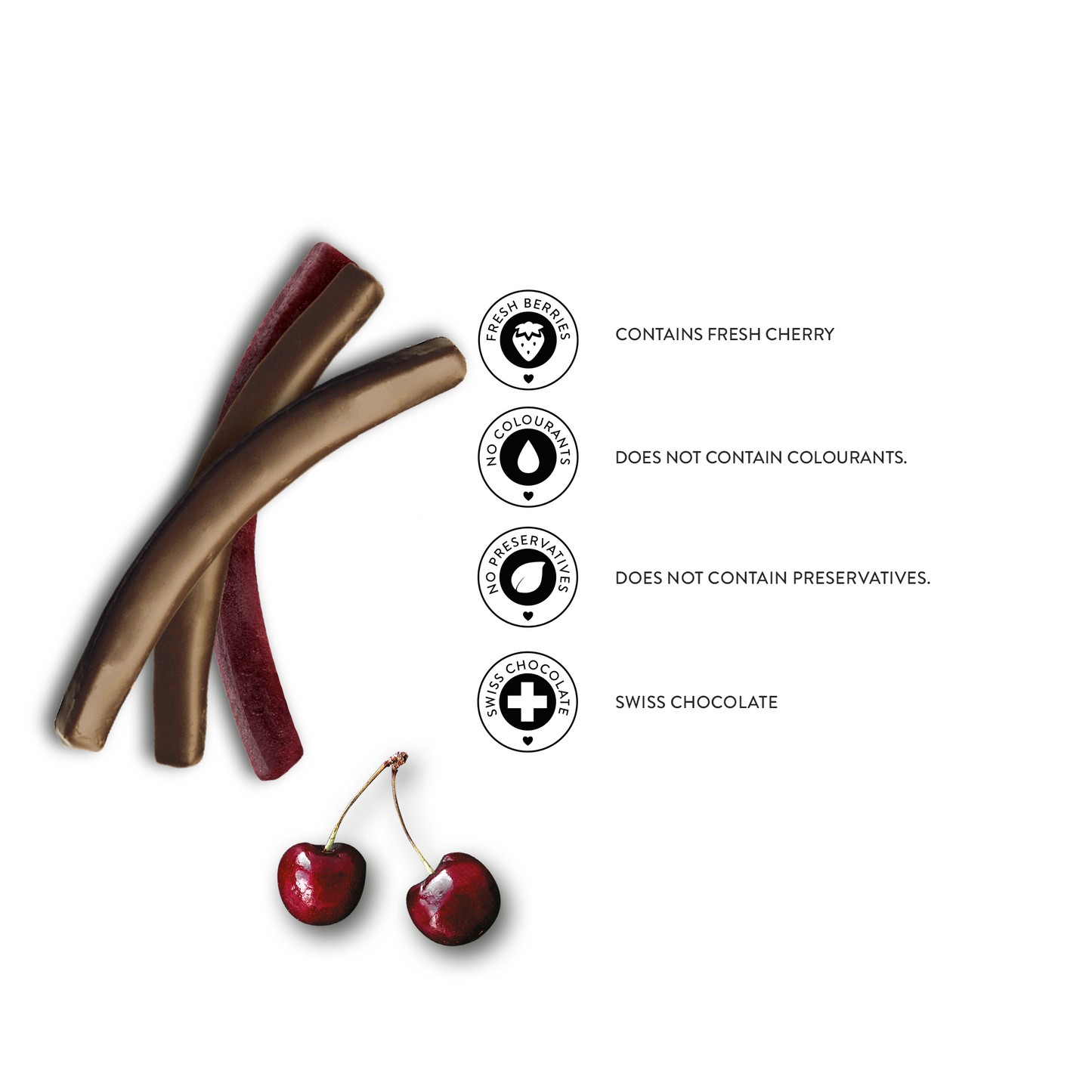 Dark Chocolate Cherry Stick,80g