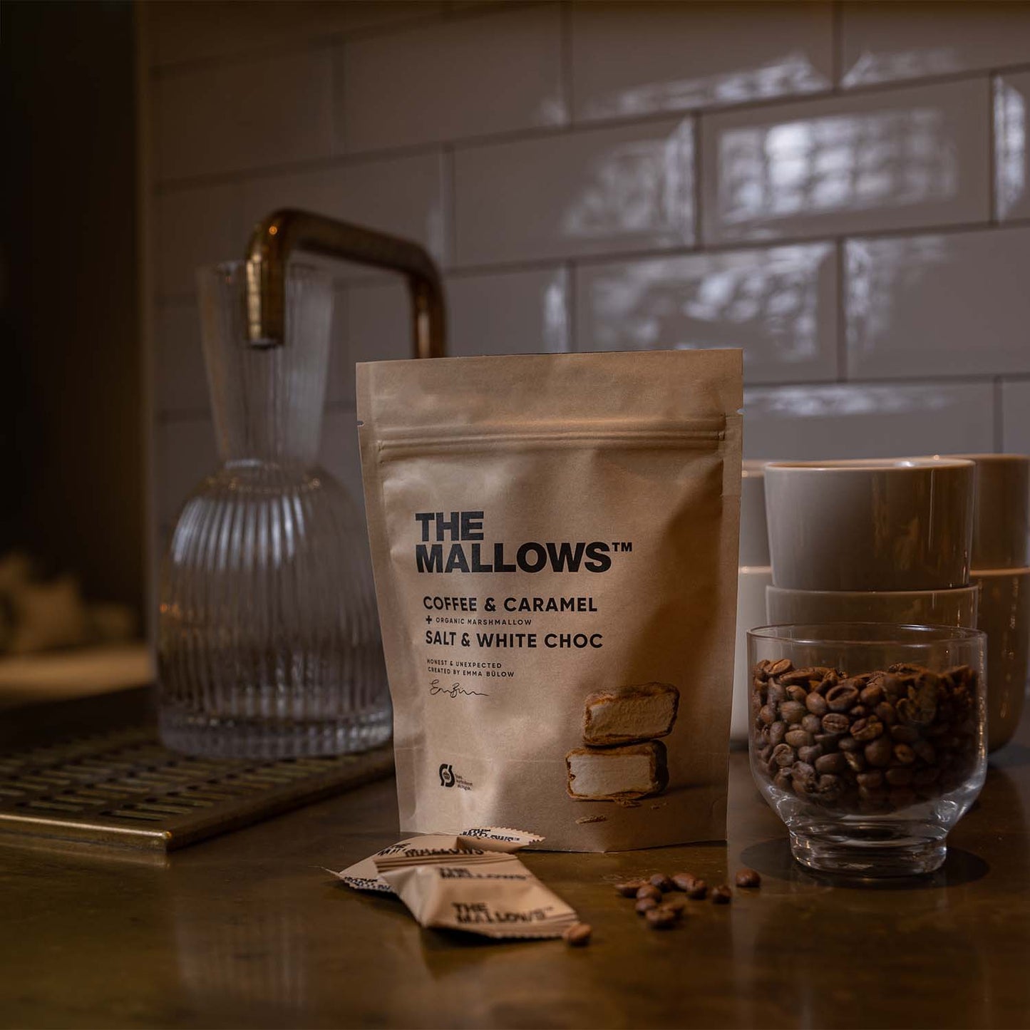 THE MALLOWS COFFEE & CARAMEL + SALT & WHITE CHOC 90g